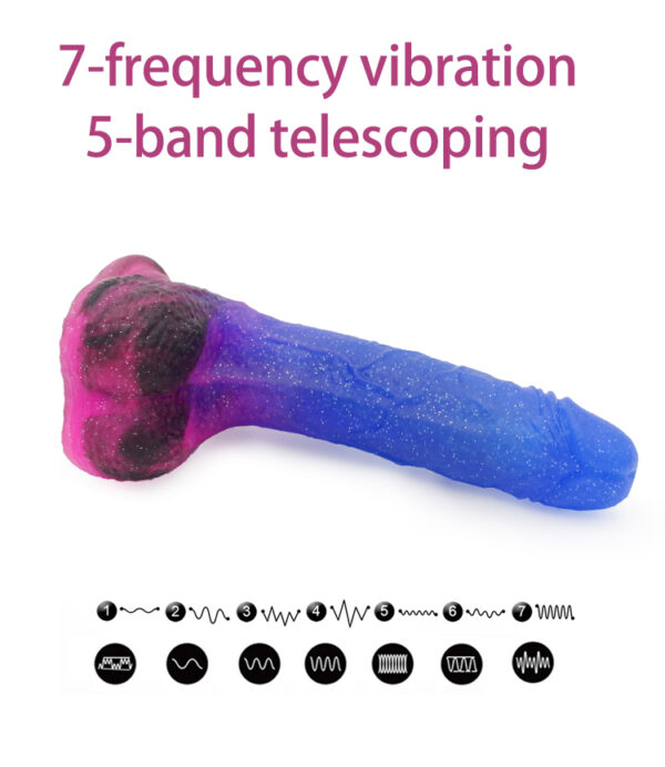 ASTRONOMY DILDO VIBRACIÓN Y ROTACION 7 FUNCIONES - Imagen 6