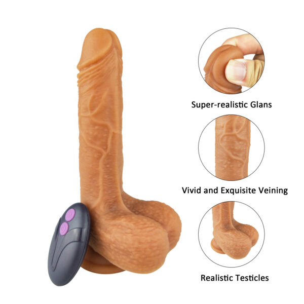 TURBILLON DILDO TELESCOPICO+RORACION USB 7 FUN SN-027