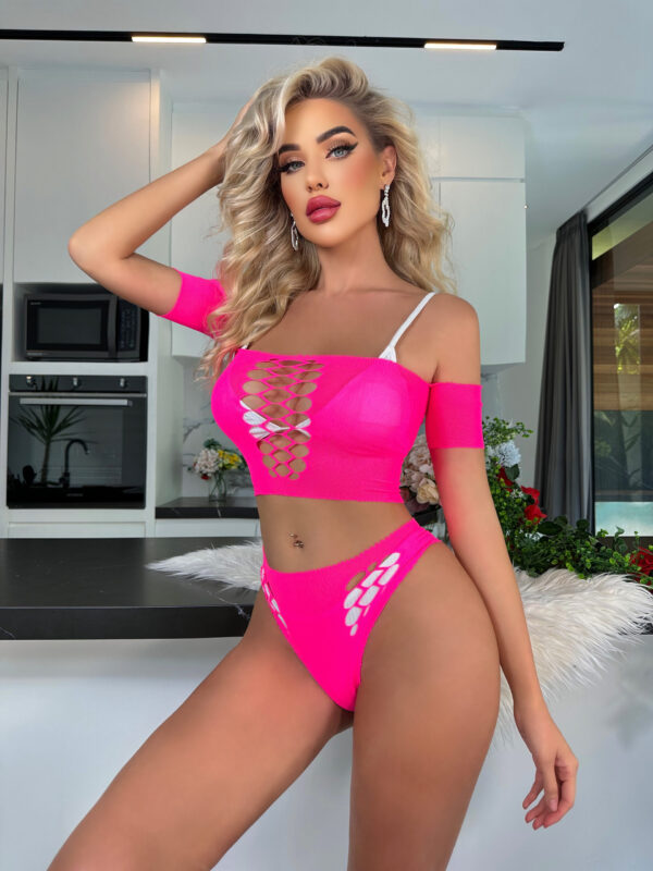 ROMY CONJUNTO 2 PZ RED LEN-721
