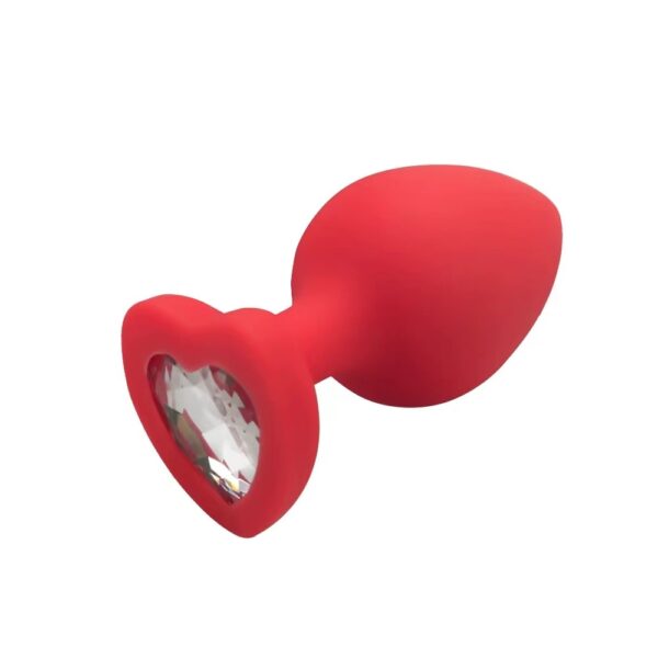 Anal Plug De Silicon Corazón